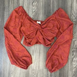 Urban Outfitters off the shoulder top